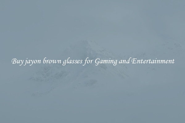 Buy jayon brown glasses for Gaming and Entertainment