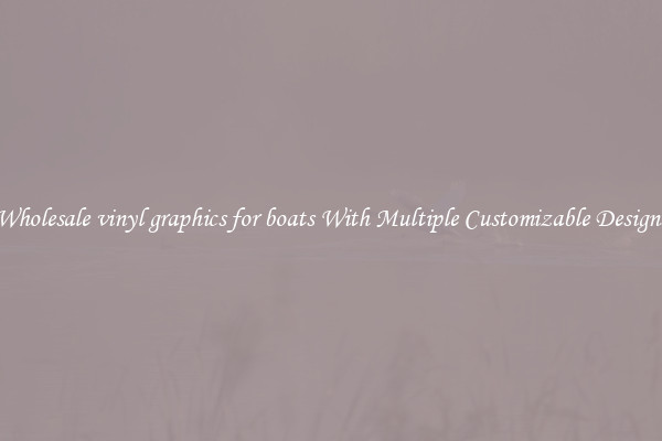 Wholesale vinyl graphics for boats With Multiple Customizable Designs