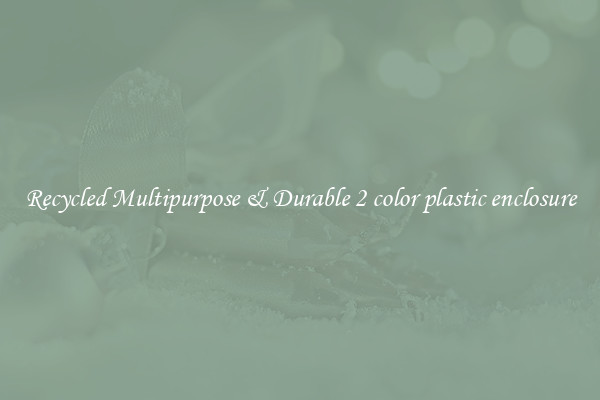 Recycled Multipurpose & Durable 2 color plastic enclosure