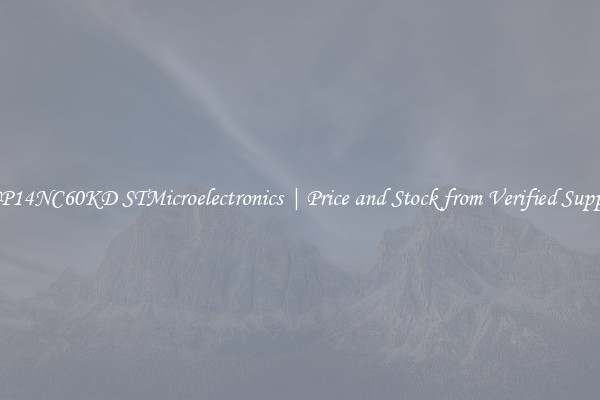 STGP14NC60KD STMicroelectronics | Price and Stock from Verified Suppliers